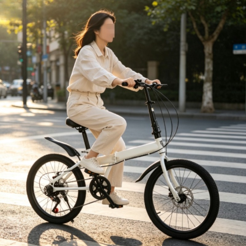 Cycling In City - Folding Bicycle 20 Inch Men Women
