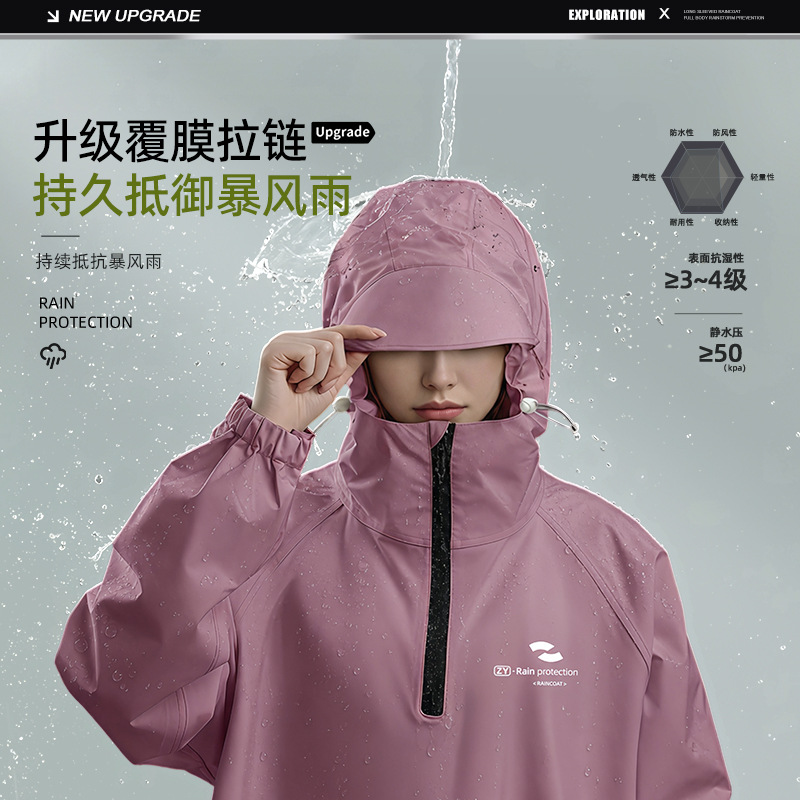 Unisex Long Sleeve Hooded Rain - Cycling Commute Rain review and price
