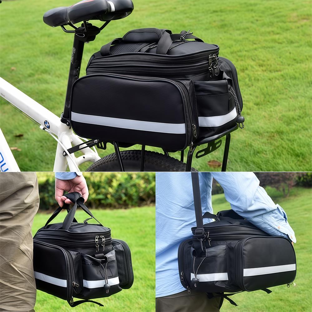 Bike Rear Rack Bag Bicycle Tru - Cycling Commute Rain review and price