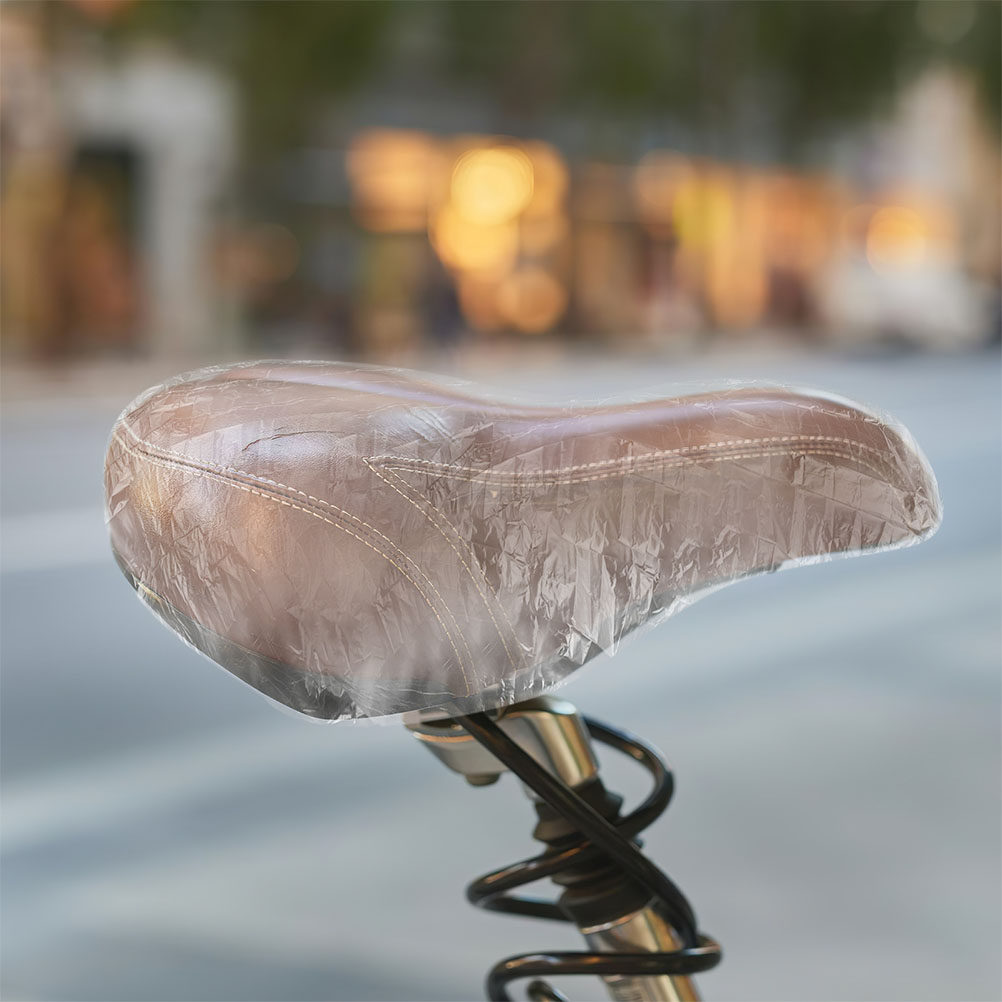 100Pcs Waterproof Saddle Cover - Cycling Commute Rain review and price