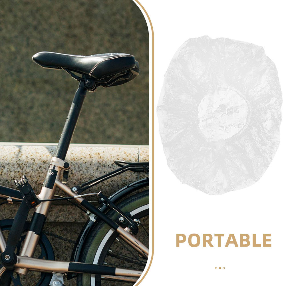 100Pcs Waterproof Saddle Cover - Cycling Commute Rain review and price