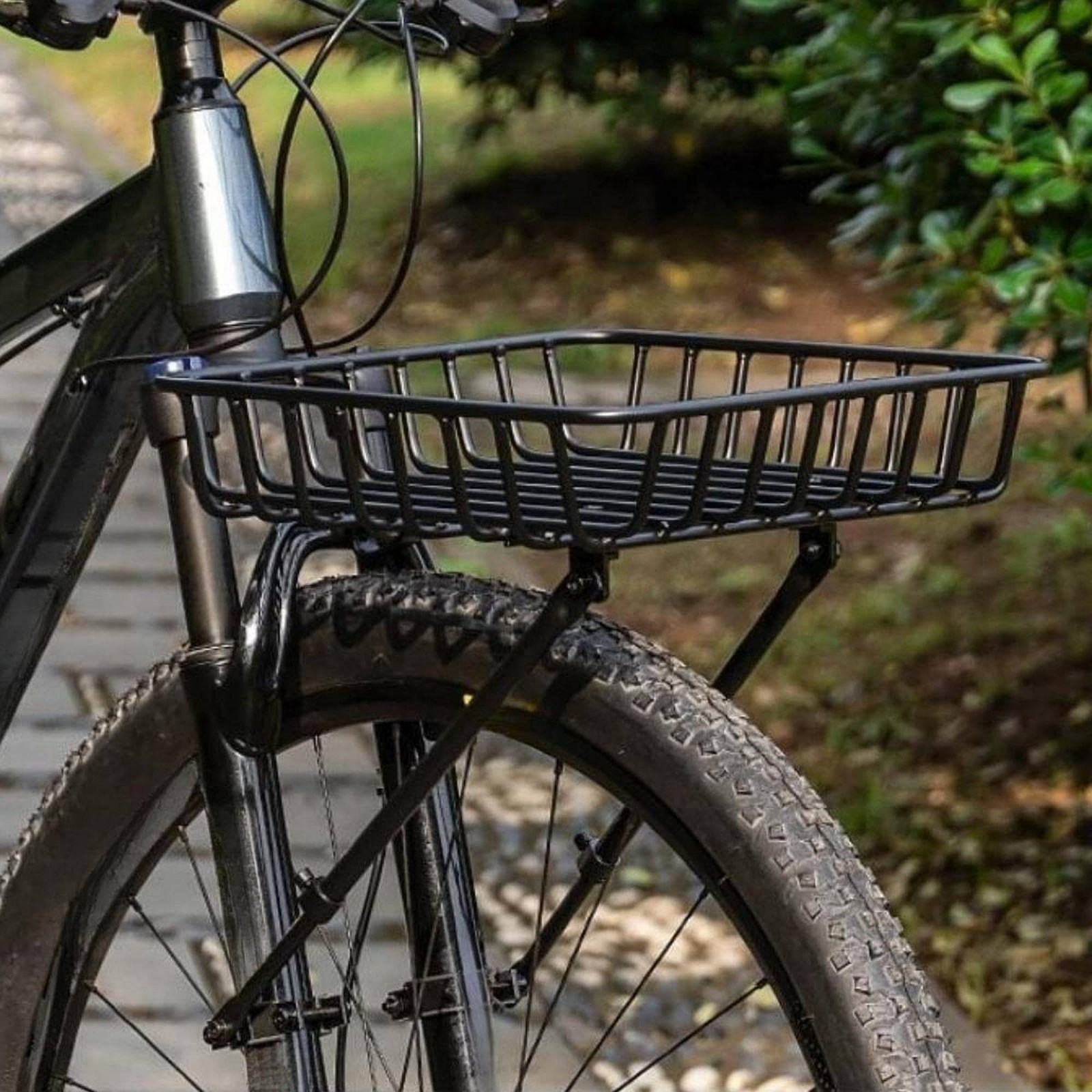 Aluminum Front Basket Lightwei - Cycling Commute review and price