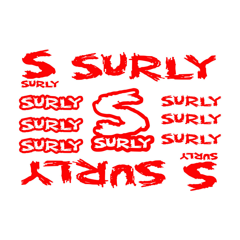 11Pcs Surly Bicycle Frame Stic - Cycling Quote review and price