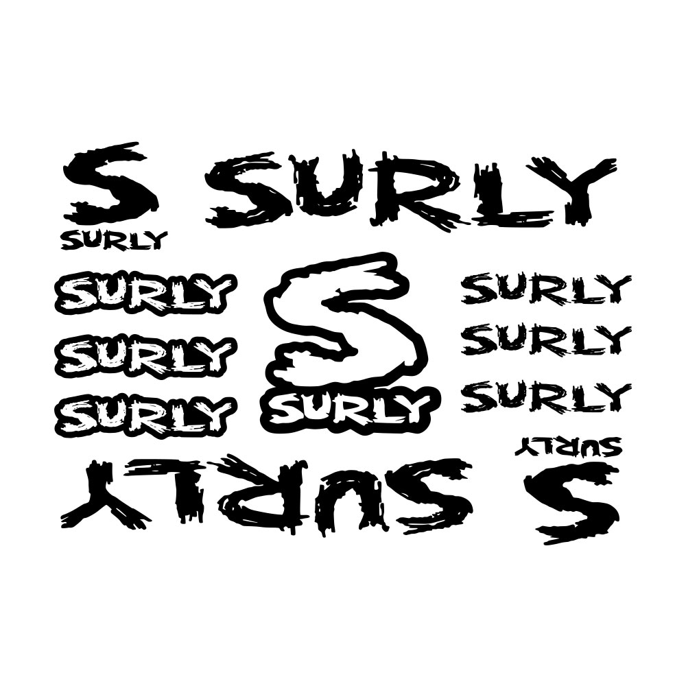 11Pcs Surly Bicycle Frame Stic - Cycling Quote review and price