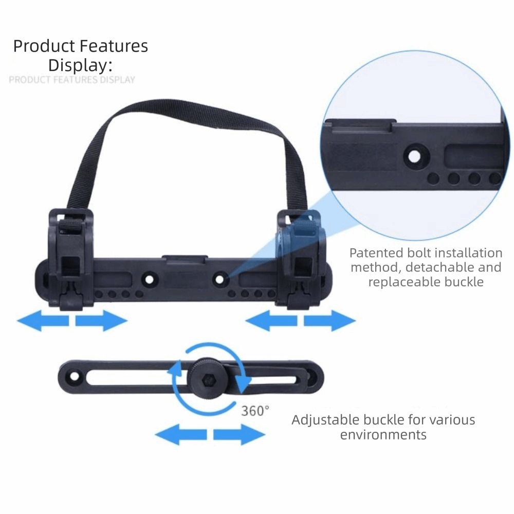 Adjustable Bike Bag Buckle Pan - Cycling Journey review and price