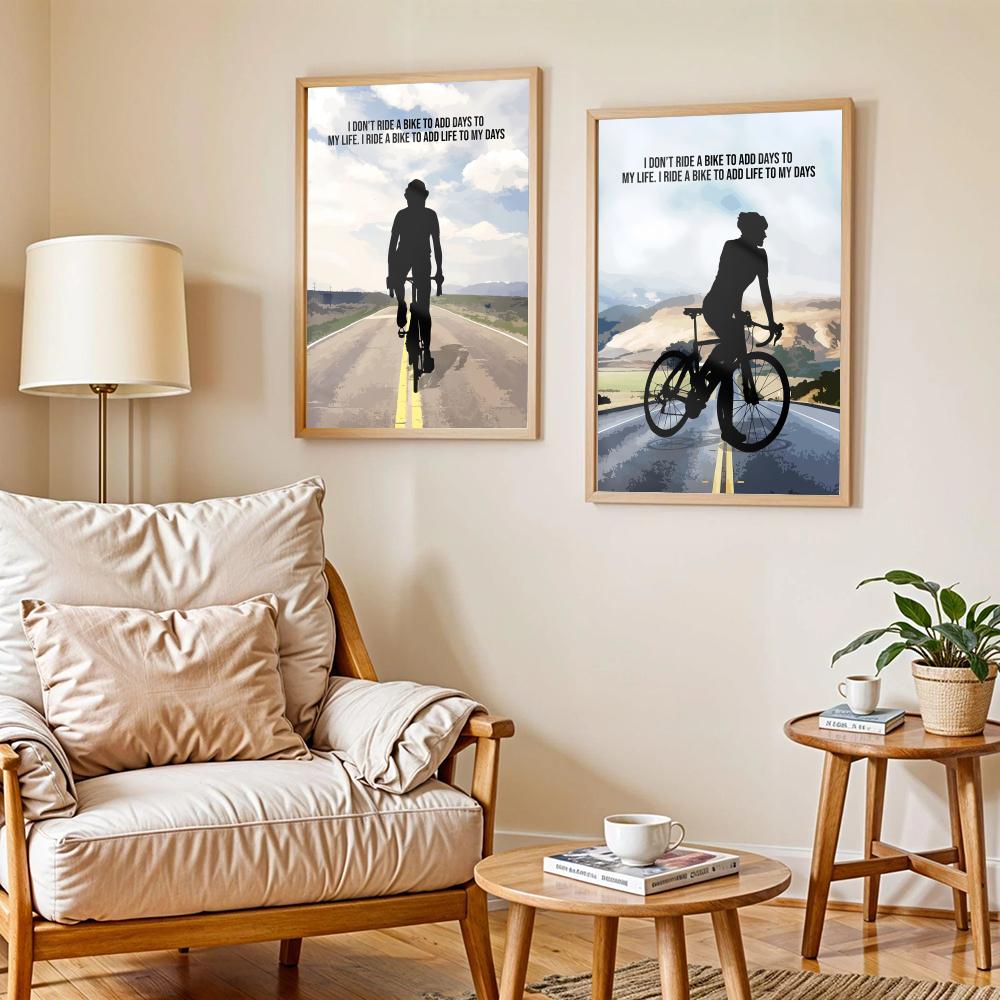 Cycling Motivation Quote Art P - Cycling Quote review and price