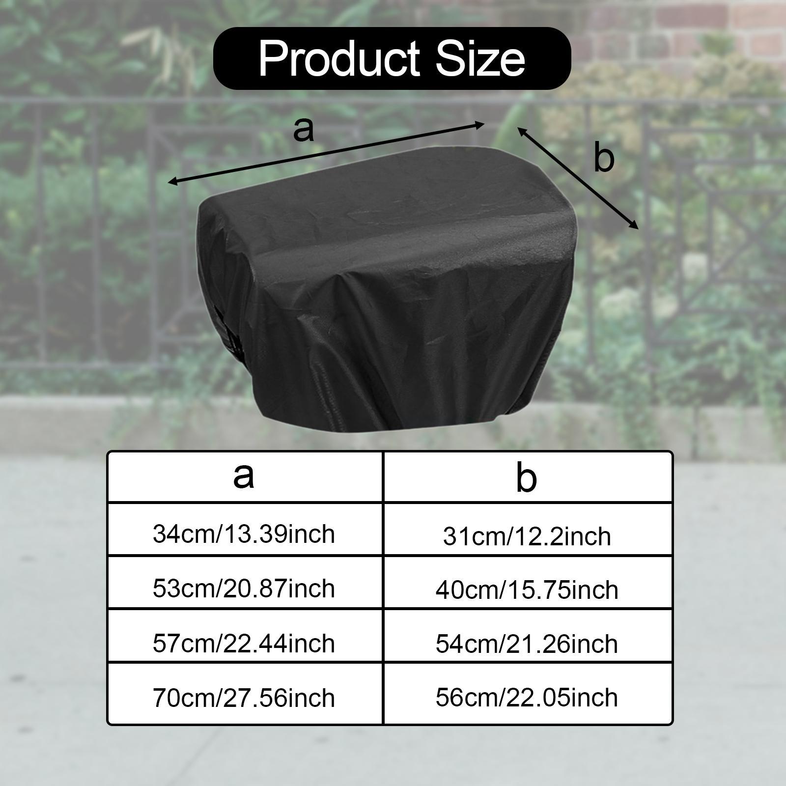 Black Waterproof Bicycle Baske - Cycling Commute Rain review and price