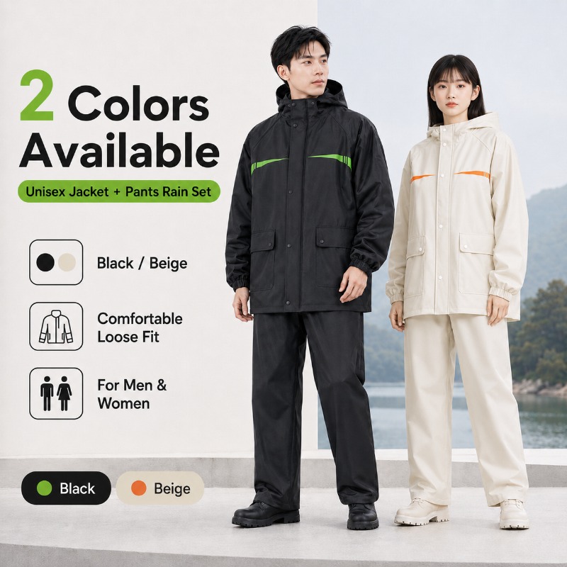 Unisex 2-Piece Waterproof Cycl - Cycling Commute Rain review and price